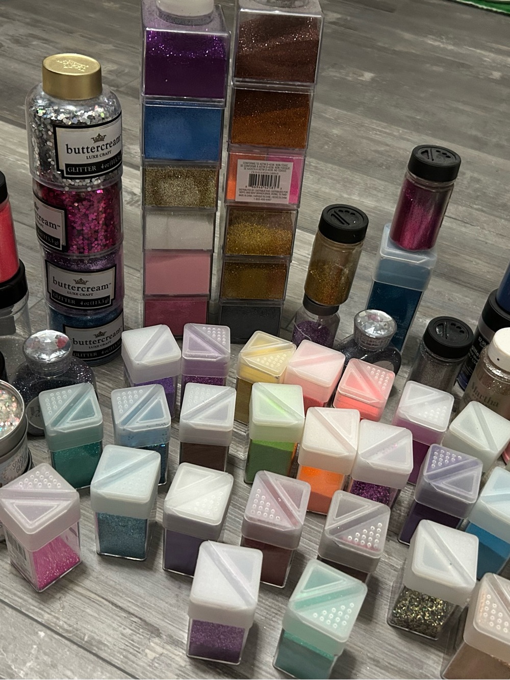 Assorted Craft Glitters - Multicolor Mix